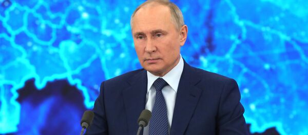 Ежегодная пресс-конференция президента РФ В. Путина Ежегодная пресс-конференция президента РФ В. Путина - Sputnik Абхазия