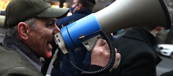 Акция протеста оппозиции в Ереване Акция протеста оппозиции в Ереване - Sputnik Абхазия