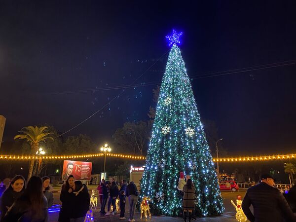 Новогодняя елка в Очамчирах  - Sputnik Абхазия