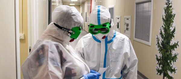 Инфекционный госпиталь в Иркутской области Инфекционный госпиталь в Иркутской области - Sputnik Абхазия