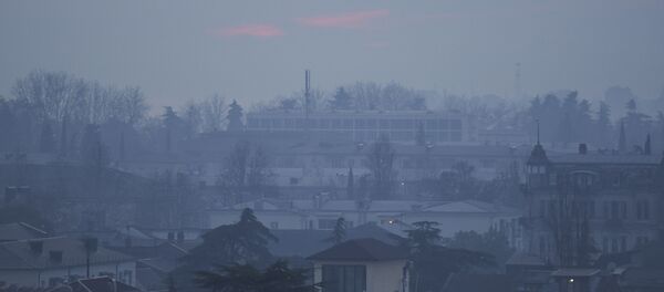 Задымленность в городе Сухум  - Sputnik Абхазия