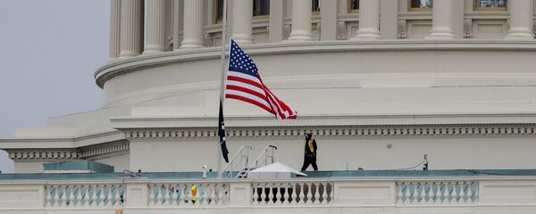 Капитолий через несколько дней после штурма Капитолий через несколько дней после штурма - Sputnik Абхазия