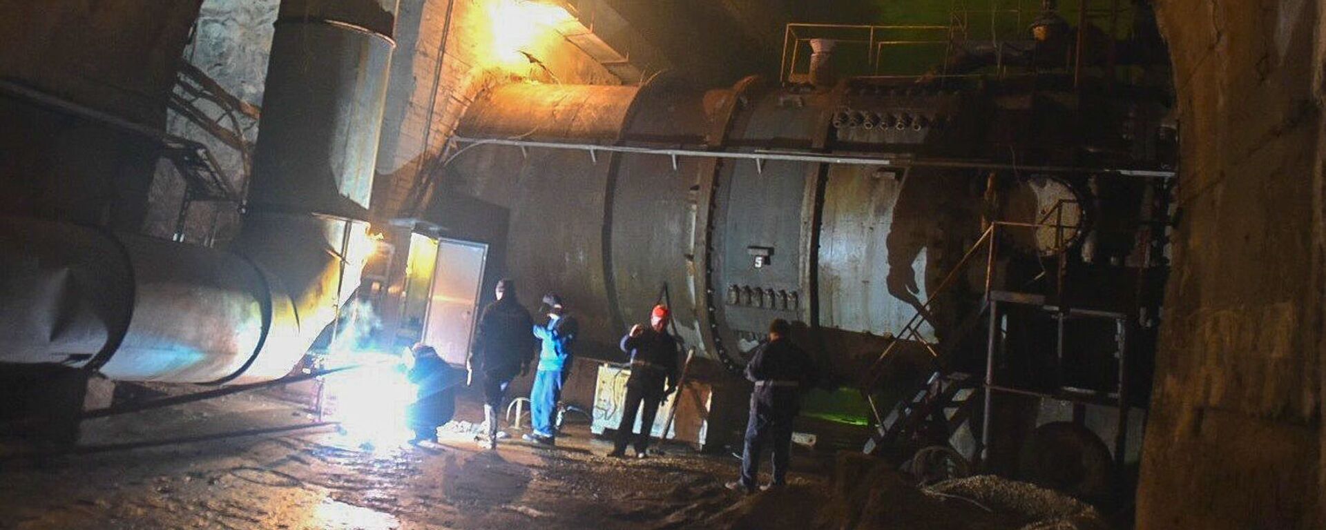 Ремонт деривационного тоннеля на ИнгурГЭС - Sputnik Аҧсны, 1920, 26.04.2021