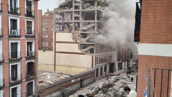 На улице Толедо в центре Мадрида прогремел мощный взрыв - Sputnik Абхазия