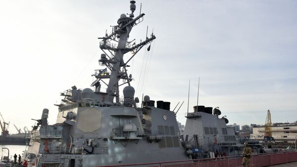 Ракетный эсминец  США «Дональд Кук» вошел в порт Одессы - Sputnik Абхазия