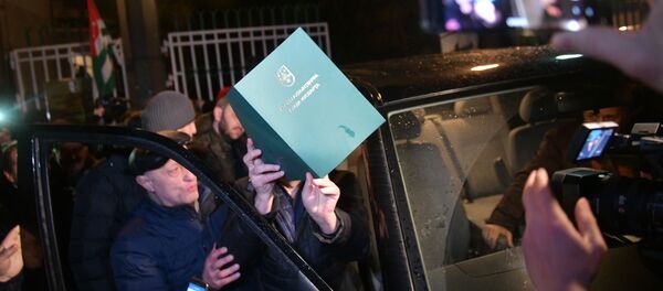 Брифинг Аслана Басария на тему веерных отключений электроэнергии в Абхазии  Брифинг Аслана Басария на тему веерных отключений электроэнергии в Абхазии  - Sputnik Абхазия