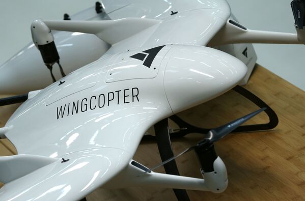 Дрон для перевозки медицинских продуктов немецкой компании Wingcopter  - Sputnik Абхазия