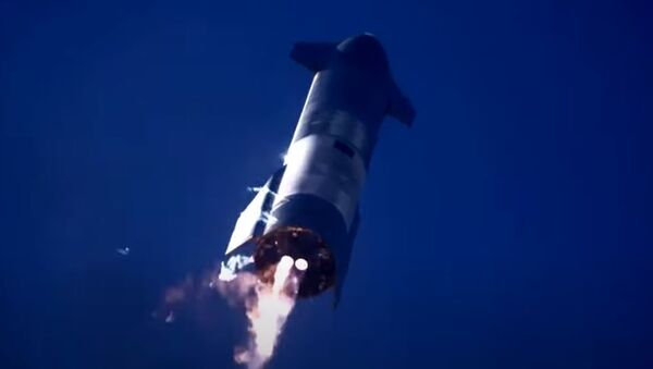 Крушение прототипа корабля Starship в ходе испытаний попало на видео - Sputnik Абхазия