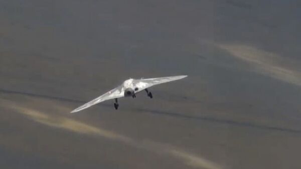 Первый полет новейшего беспилотника «Охотник» - Sputnik Абхазия