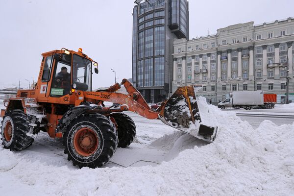 Снегопад в Москве - Sputnik Абхазия