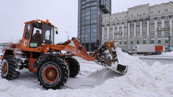 Снегопад в Москве - Sputnik Абхазия