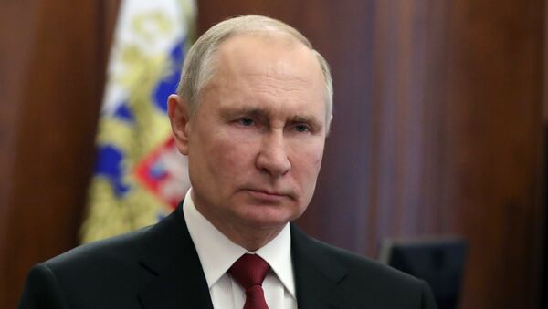 Президент РФ В. Путин поздравил граждан РФ с Днем защитника Отечества - Sputnik Аҧсны