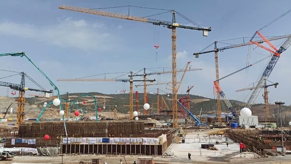 Начало строительства третьего блока АЭС Аккую в Турции - Sputnik Аҧсны