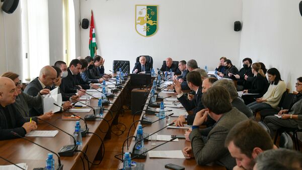 Заседание парламента Республики Абхазия  - Sputnik Абхазия