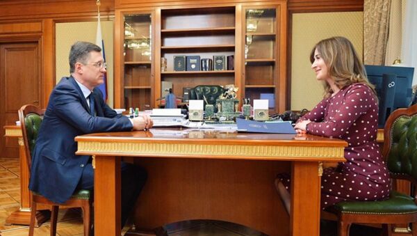 Кристина Озган встретилась с Александром Новаком в Москве - Sputnik Абхазия