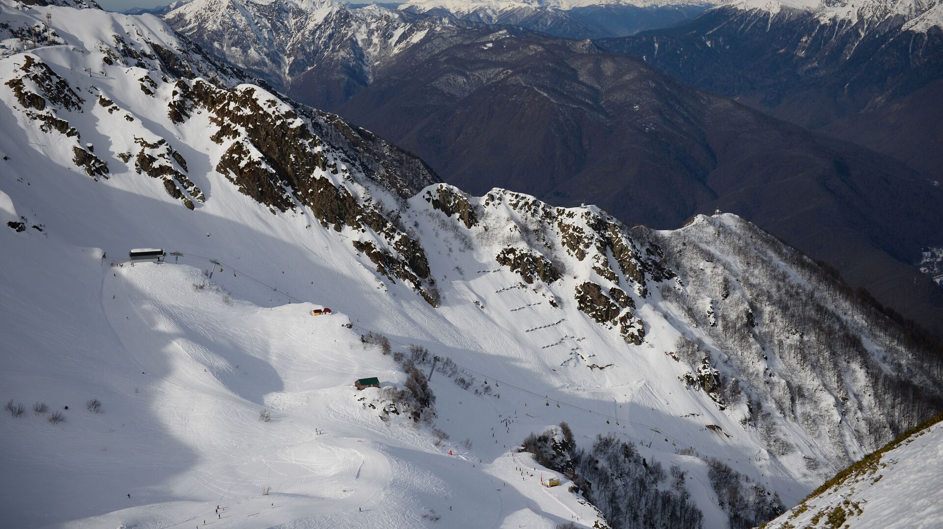 Открытие сезона на горнолыжном курорте Роза Хутор в Сочи - Sputnik Абхазия, 1920, 03.01.2022