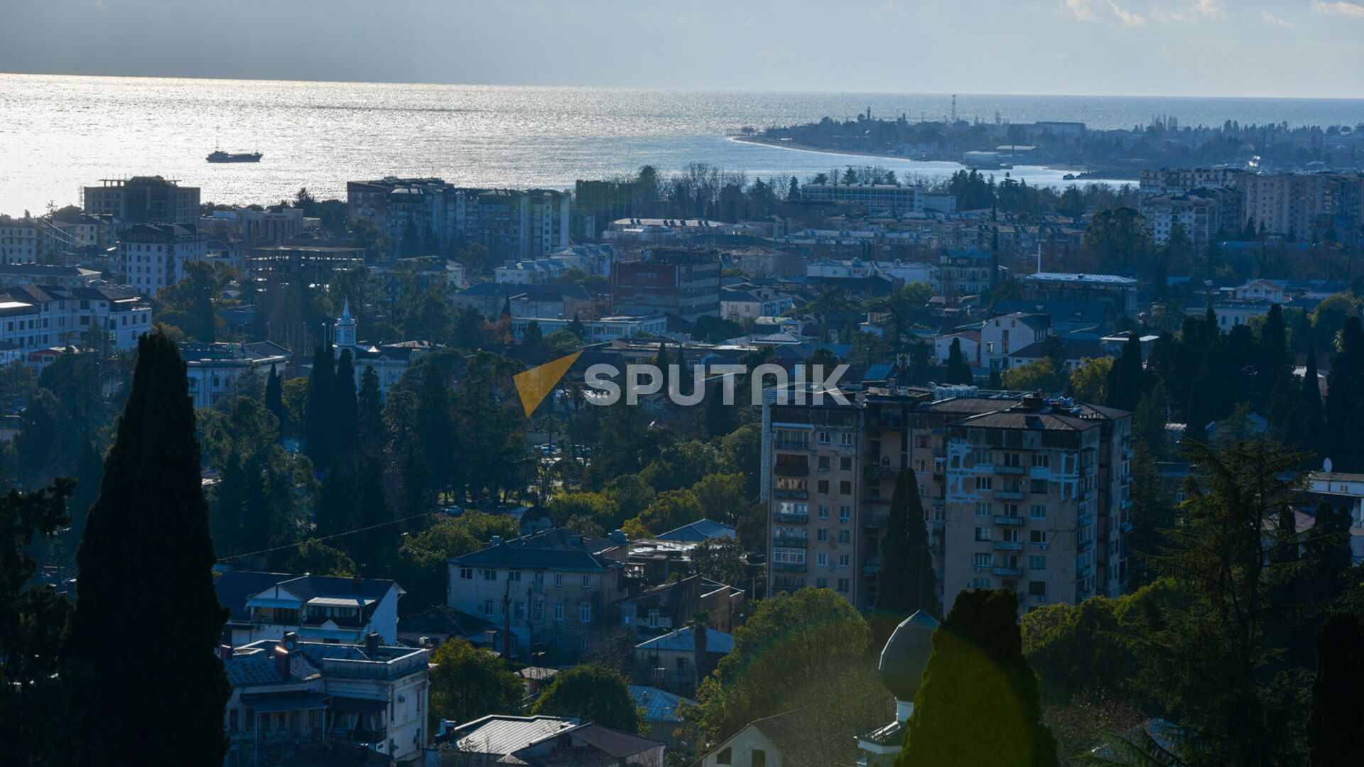 Вид на сухумскую бухту  - Sputnik Абхазия, 1920, 30.03.2021