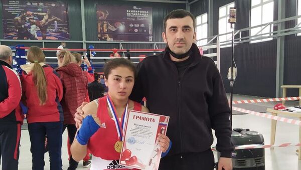 Девушка-боксер из Абхазии победила в первенстве в России - Sputnik Аҧсны