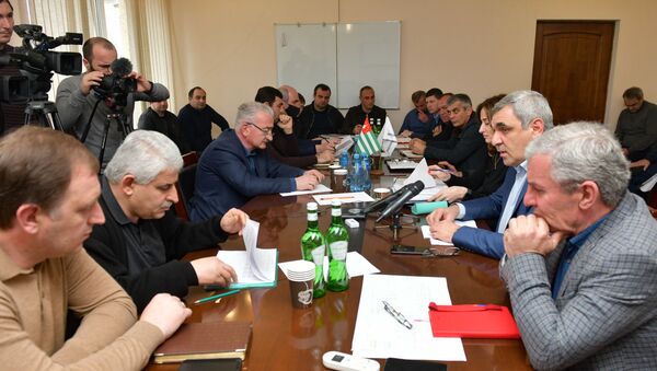 В «Черноморэнерго» прошло совещание министра экономики Кристины Озган с руководством и представителями районных филиалов - Sputnik Абхазия