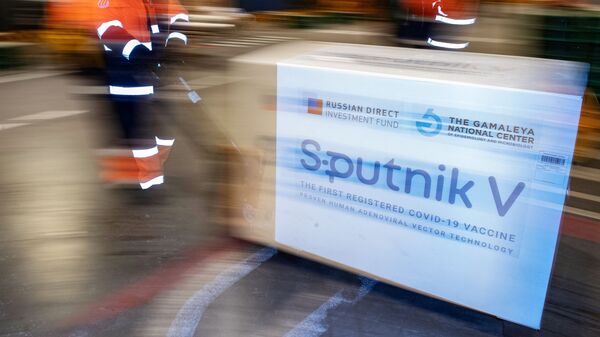 Доставка вакцины Sputnik V на склад в грузовой терминал Москва Карго - Sputnik Аҧсны