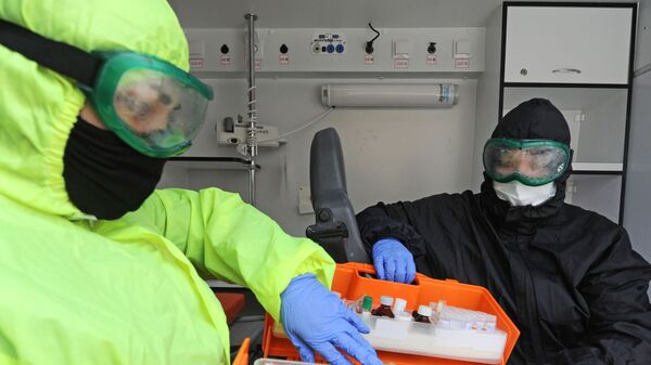 Работа скорой помощи с больными коронавирусом в Тамбове - Sputnik Аҧсны