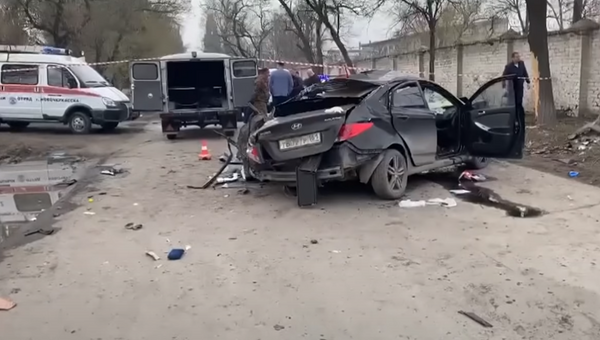 Видео с места ДТП под Ростовом, где погибли пятеро подростков - Sputnik Абхазия