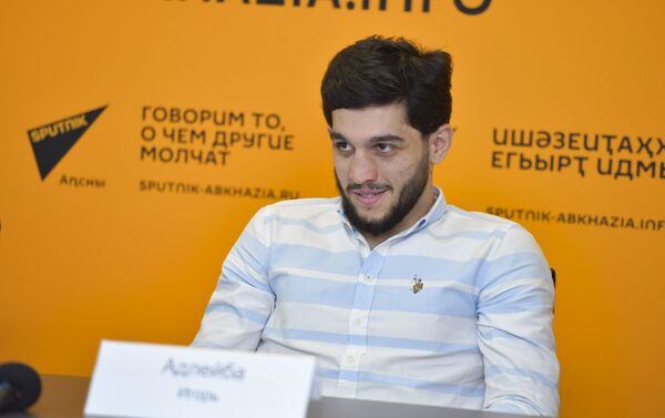 Пресс - конференция Игоря Адлейба  - Sputnik Абхазия