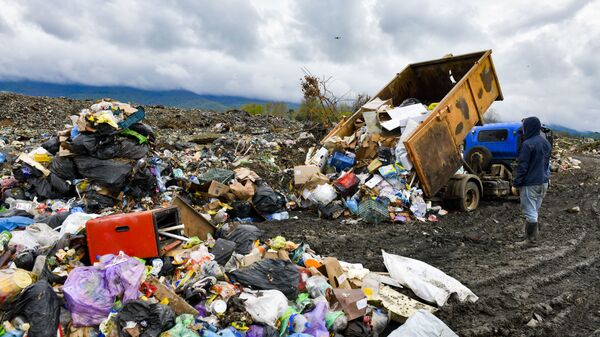 Гагрская городская мусорная свалка - Sputnik Абхазия