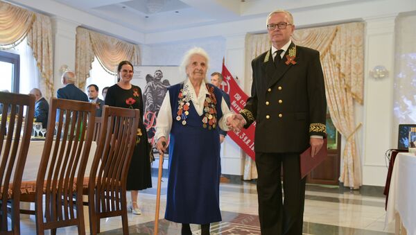 Торжественный прием ветеранов ВОВ в посольстве РФ ко дню победы - Sputnik Абхазия