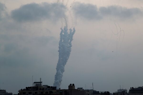 Запуск ракет по Израилю из Газы - Sputnik Абхазия
