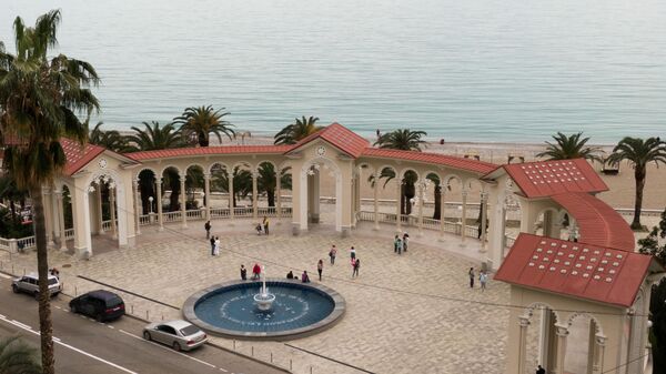 Колоннада в Гагре  - Sputnik Абхазия