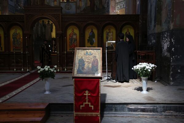 Праздничная икона апостола Симона Кананита. - Sputnik Абхазия