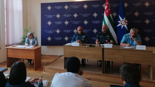 Пресс-конференция в МЧС - Sputnik Абхазия