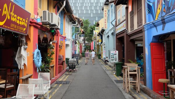 Улица Haji Lane в Сингапуре - Sputnik Абхазия
