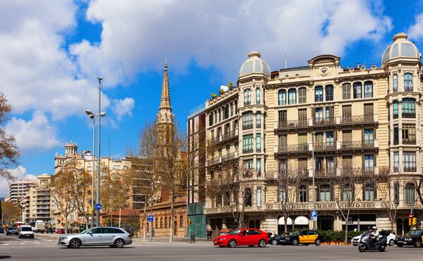 Улица Passeig de Sant Joan в Барселоне, Испания - Sputnik Абхазия