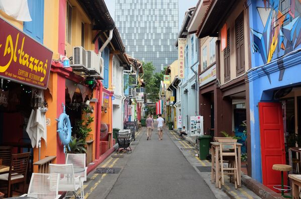 Улица Haji Lane в Сингапуре - Sputnik Абхазия