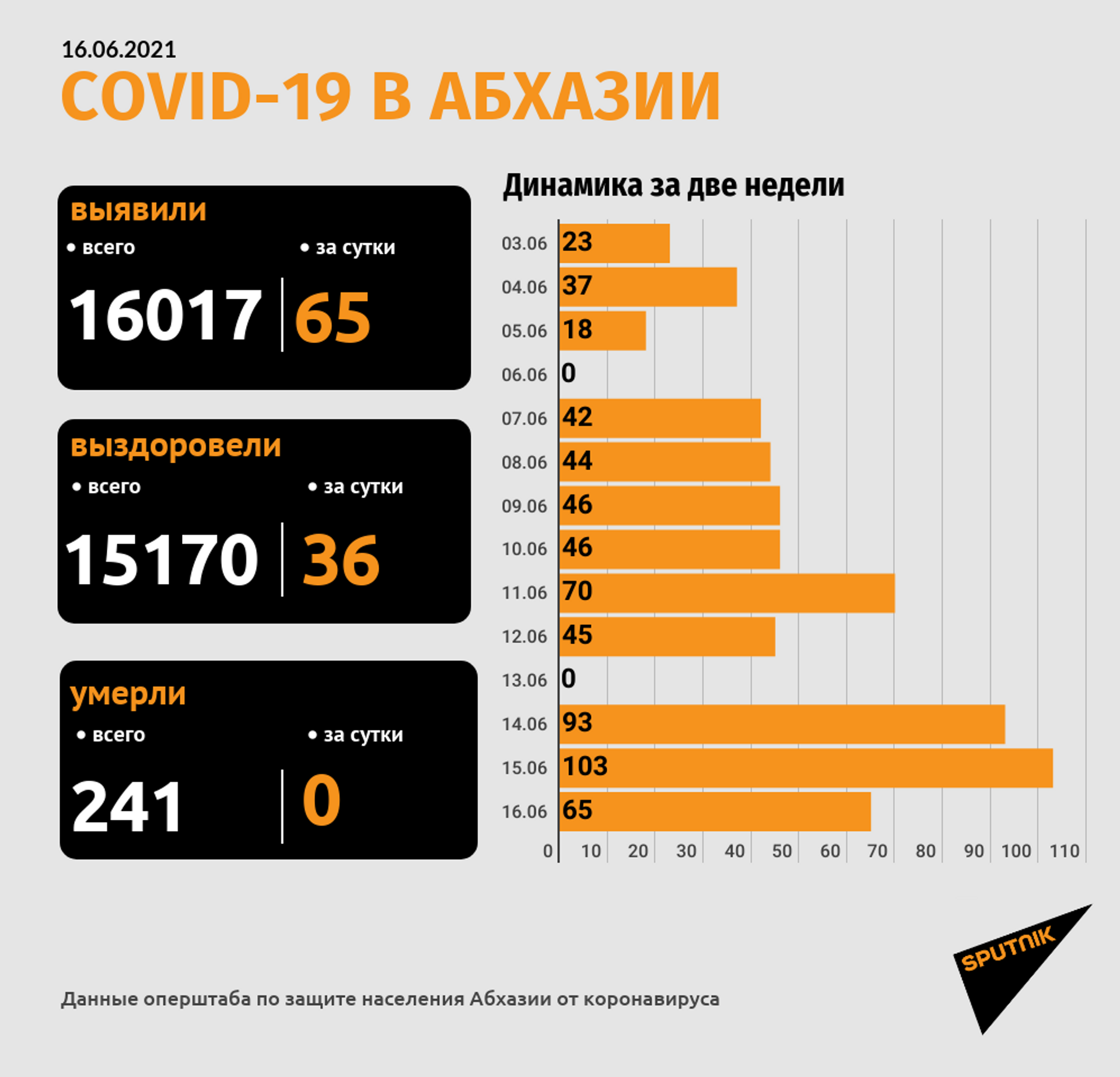 Количество выявленных в Абхазии случаев COVID-19 превысило 16 тысяч - Sputnik Абхазия, 1920, 17.06.2021