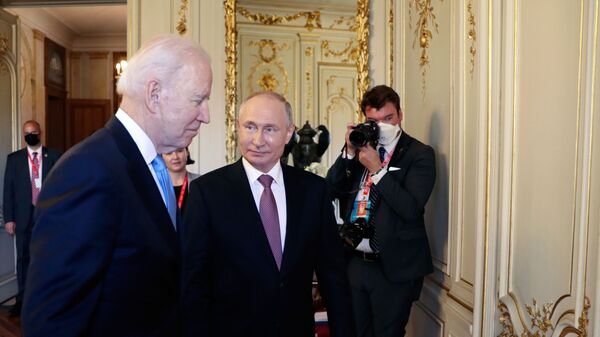 Встреча президентов России и США В. Путина и Дж. Байдена в Женеве - Sputnik Абхазия