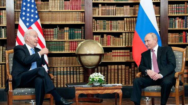 Встреча президентов России и США В. Путина и Дж. Байдена в Женеве - Sputnik Абхазия