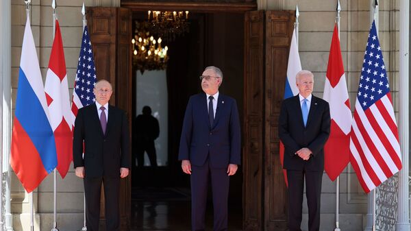 Встреча президентов России и США В. Путина и Дж. Байдена в Женеве - Sputnik Аҧсны