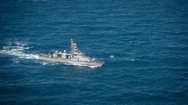 На этой раздаточной фотографии ВМС США, показан патрульный корабль USS Squall (PC 7), - Sputnik Аҧсны