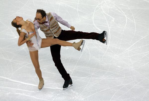 Выступление танцевальной пары из Германии на соревнованиях по фигурному катанию на Олимпиаде-2014 в Сочи  - Sputnik Абхазия