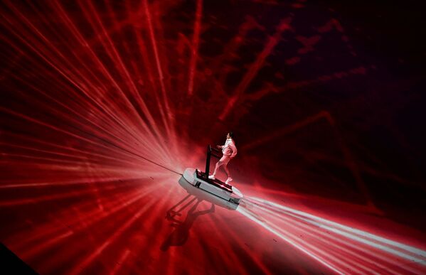 Ариса Цубата выступает на церемонии открытия Олимпийских игр 2020 года в Токио. - Sputnik Абхазия