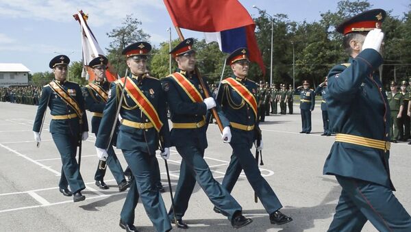Седьмая военная база Минобороны России в Абхазии отметила 103-ю годовщину - Sputnik Аҧсны