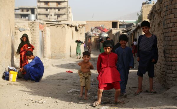 Дети на одной из улиц Кабула в Афганистане. - Sputnik Абхазия