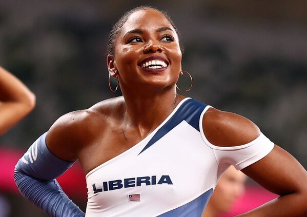 Ebony Morrison из Либерии на XXXII летних Олимпийских играх в Токио. - Sputnik Абхазия