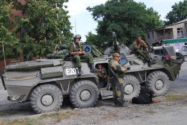 Российские войска пришли на помощь Южной Осетии.  - Sputnik Абхазия