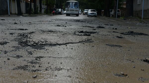 Последствия затопления города Сухум  - Sputnik Абхазия