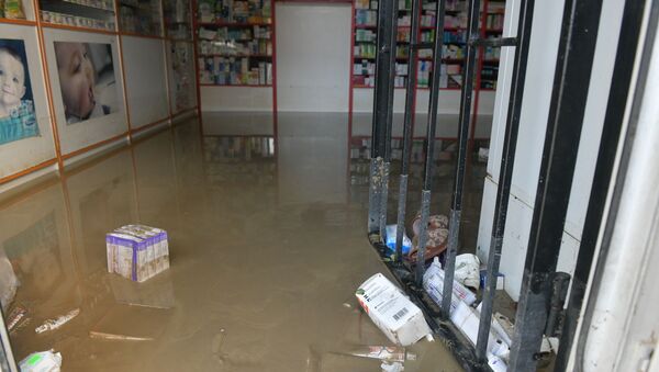 Последствия затопления города Сухум  - Sputnik Абхазия