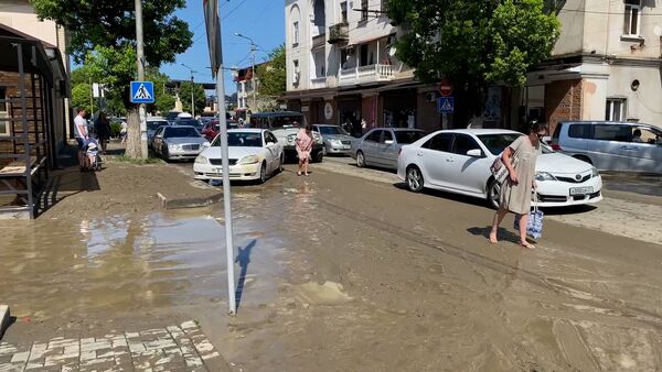 Последствия потопа в Сухуме - Sputnik Абхазия